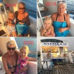 Amy Barlow and Family on Nafsika II