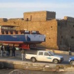 Nafsika II final stages in Paphos Harbour