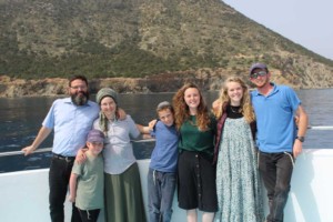 Shiny Happy People Laughing in the Blue Lagoon, Cyprus, April 2022