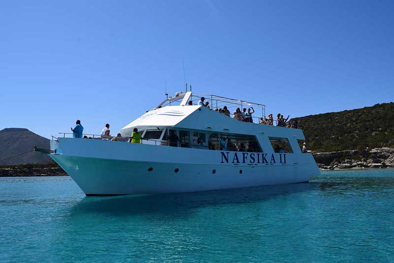 Brilliant Boat Tour to the Blue Lagoon in the Akamas Peninsula | Nafsika II