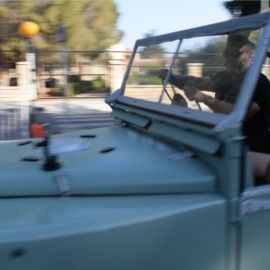 Philippos's grandfather's Series II Land Rover, built in 1958