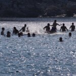 Swimming in the Blue Lagoon from Nafsika II