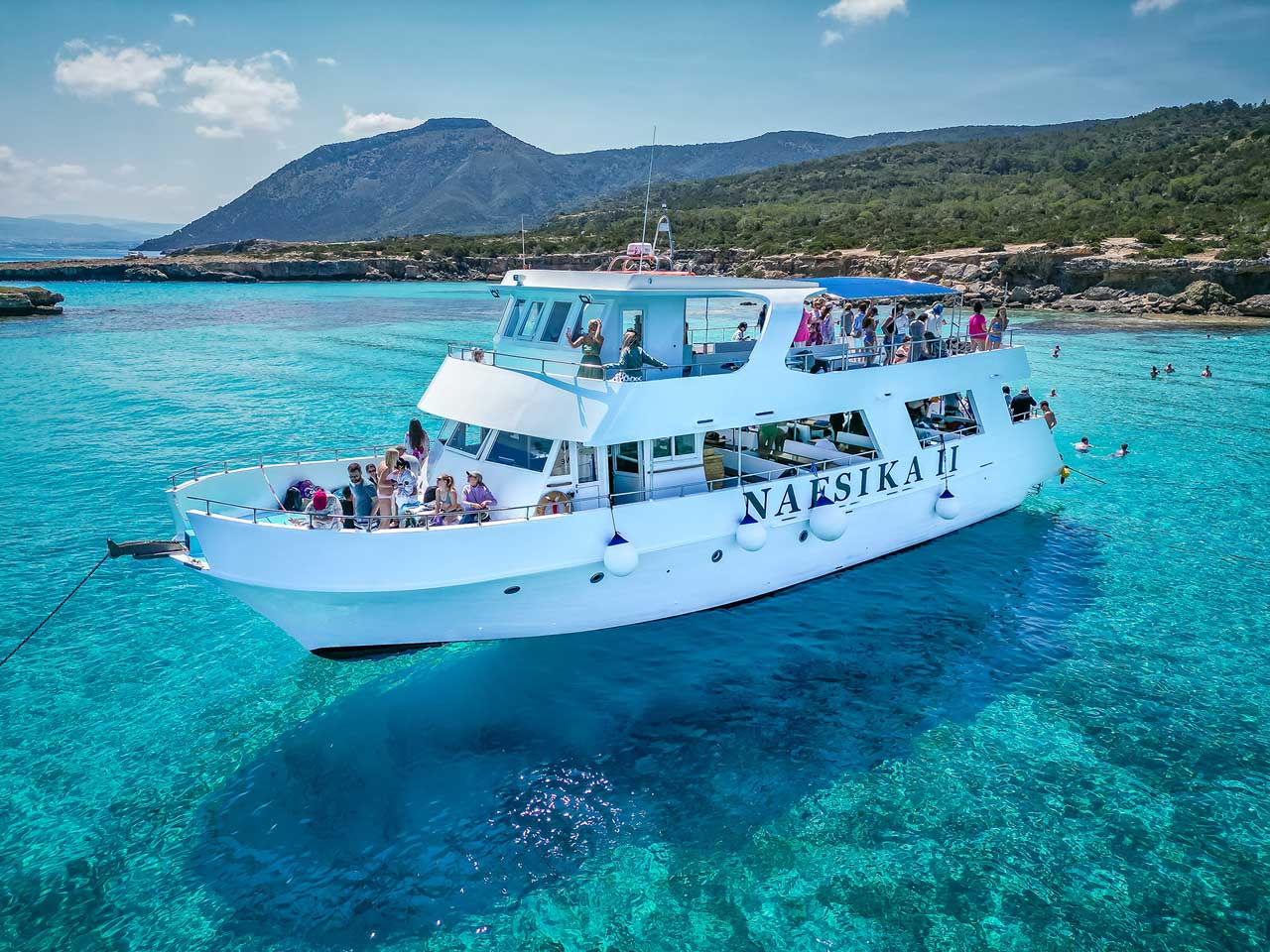 catamaran boat trip cyprus