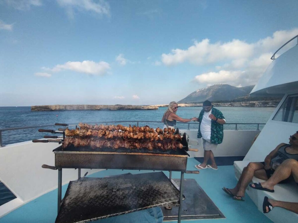 Sunset and BBQ Cruises in Latchi: Sizzle & Sail on Nafsika II